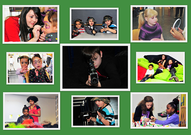 In het buurtcentrum 'De Focus' in Beverwaard werd een kinderverwendag gehouden.