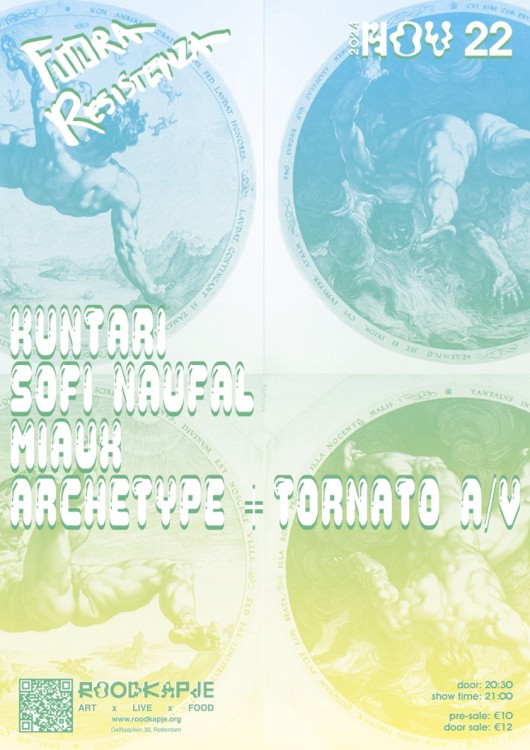 Futura Resistenza: Sofi Naufal, Miaux, KUNTARI, Archetype + Tornato A/V, DJ Bergur Anderson