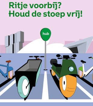 Niet meer struikelen over dwars geparkeerde deelscooters?