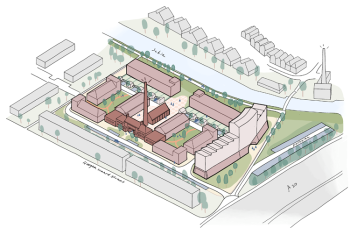 Voormalige verffabriek Overschie wordt groene woon- en werkwijk