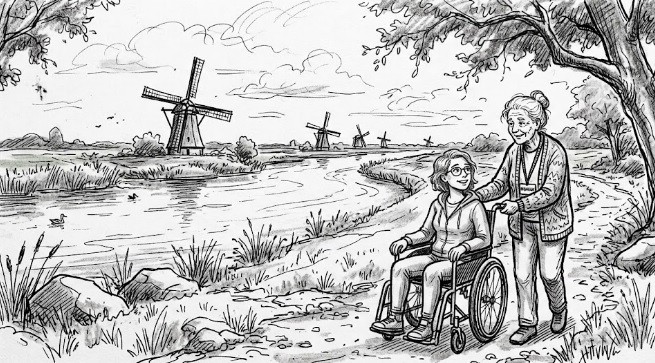 Nederlander is meestal tevreden en hoopvol. Zingeving zit in méédoen