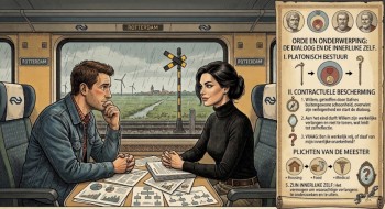 Een socratische kasteelromance in de trein volgens Gemini AI