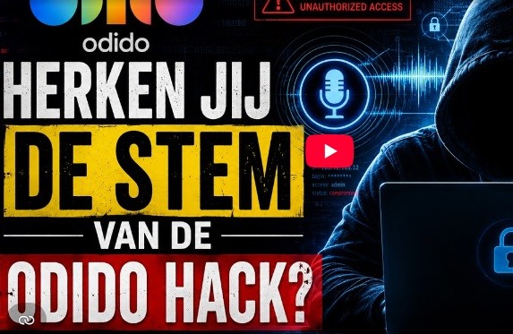 Politie deelt stem verdachte hack Odido (+video)