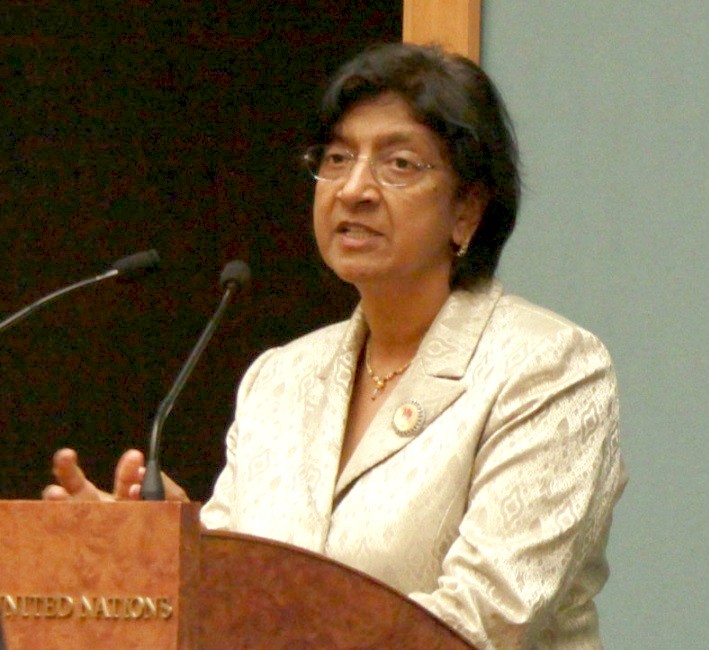 Voorvechtster internationaal recht Navi Pillay krijgt Nobelprijs voor de Vrede