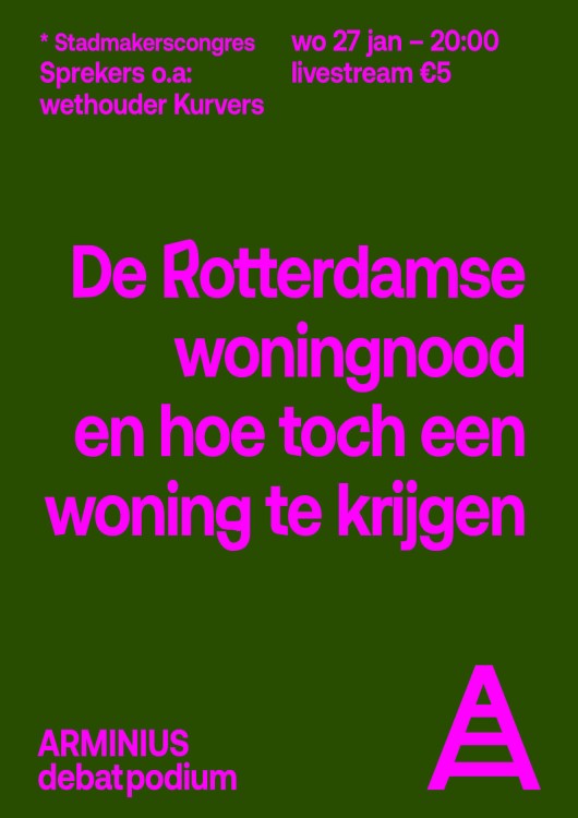 UITGESTELD van 27 januari naar eind februari. De Rotterdamse woningnood en hoe toch een woning te krijgen