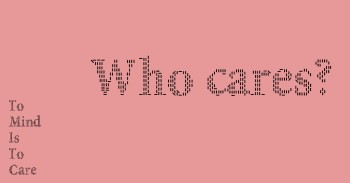 Who Cares? Sessions January 20 - January 23 Online