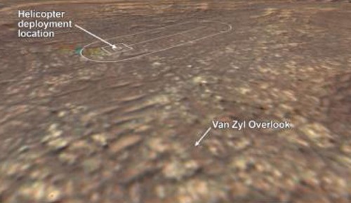 Eerste helicoptervlucht op Mars ooit (video)
