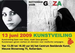 Rotterdamse kunstenaars  “gaan voor Gaza”